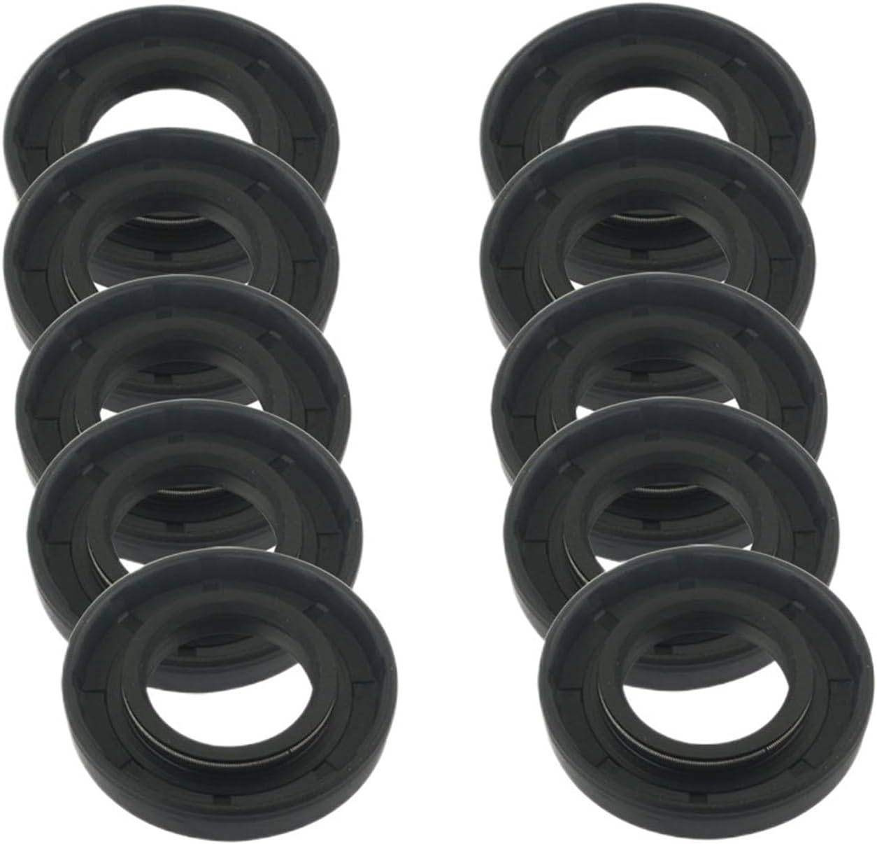 10pcs Skeleton Oil Seal 35x56x12mm /35x57x9/35x58x12/35x60x10/35x62x8/35x80x8mm TC Type NBR Black Radial Shaft Seal Ring Gasket(35x65x10mm)