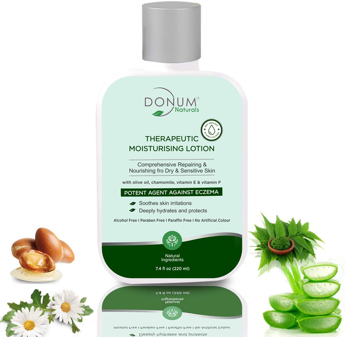 Donum Moisturizing Ultra Hydrating Body Lotion with Essential Oils and Skin Nutrients for Repairing Dry Damaged Uneven Skin