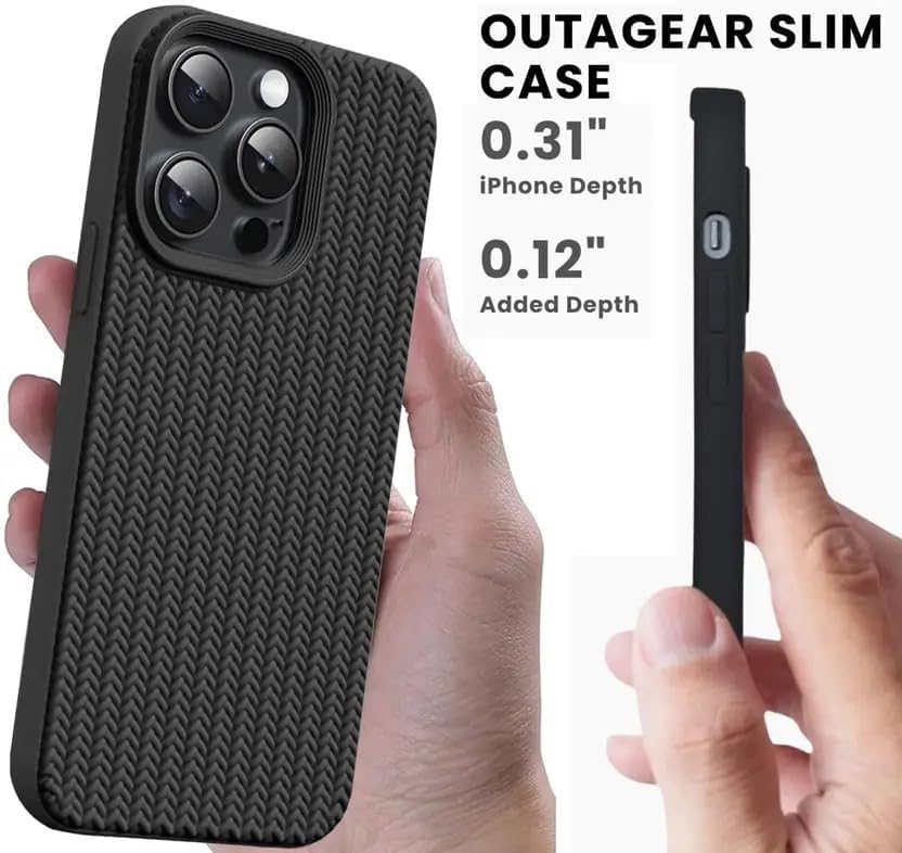 Image of Compatible with iPhone 13 Pro Max | Premium Textured Microfiber Candy Protective Case | Shock-Absorbing Back Cover with Enhanced Camera Guard (Black)