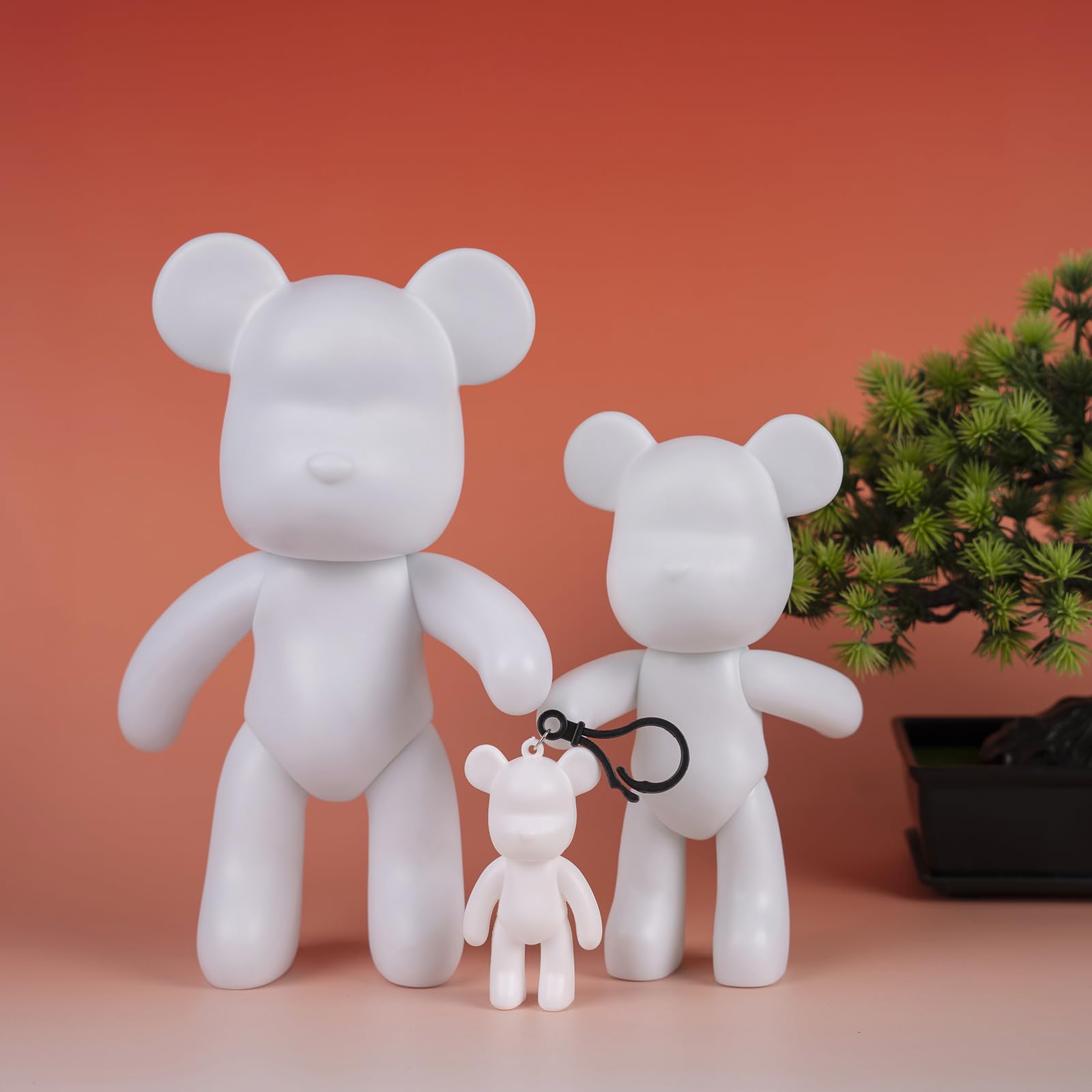Coniuty Fluid Bear 18 + 23 CM Blank Mold Figure + Keychain