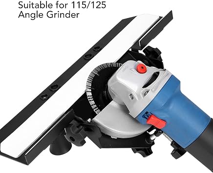 Jectse Ceramic Tile Chamfering Tool with 45 Degree Chamfer Bracket for Angle Grinder (Black Screw), JECTSEISXZ5A0PTF-11