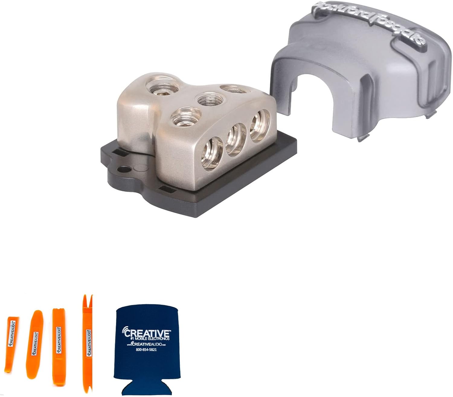 Rockford Fosgate - Two RFD4 0/1/4-Gauge Distribution Blocks 1-in 3-Out