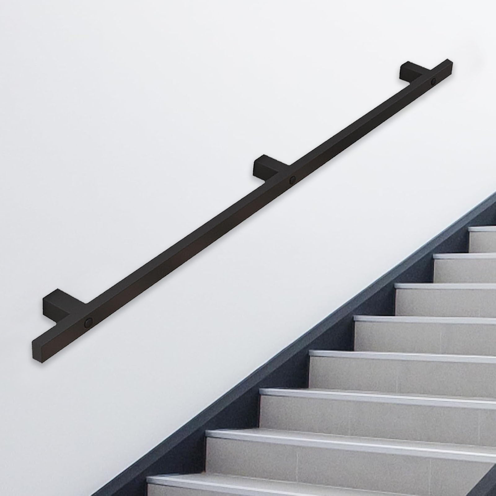 Rampe d'escalier murale en métal 18FT couloir et marches extérieures 540cm