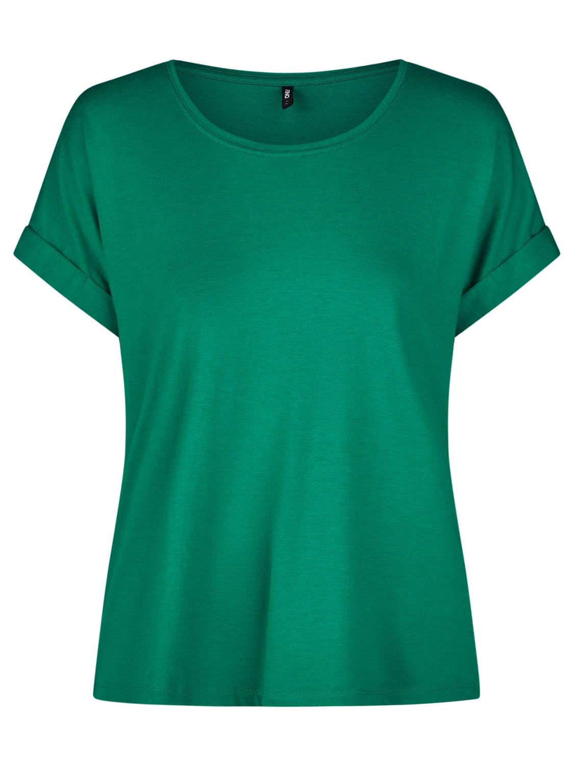 Only Moster Lot de 2 t-shirts à col rond et manches courtes pour femme Coupe droite Rayures bleues Rose Vert Noir XS S M L XL XXL