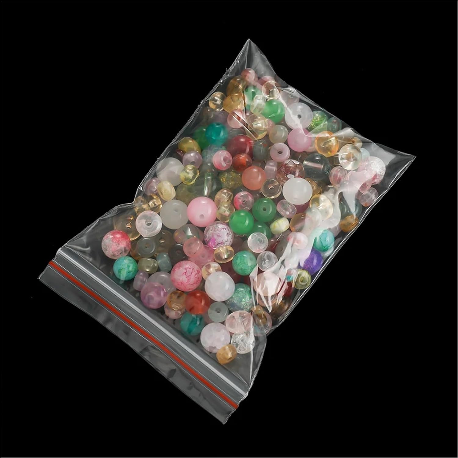 600pcs Multiple Sizes Transparent Ziplock Plastic Bag for Jewelry Beads Bracelets Storage Small Business Packaging Supplies(10x15cm)