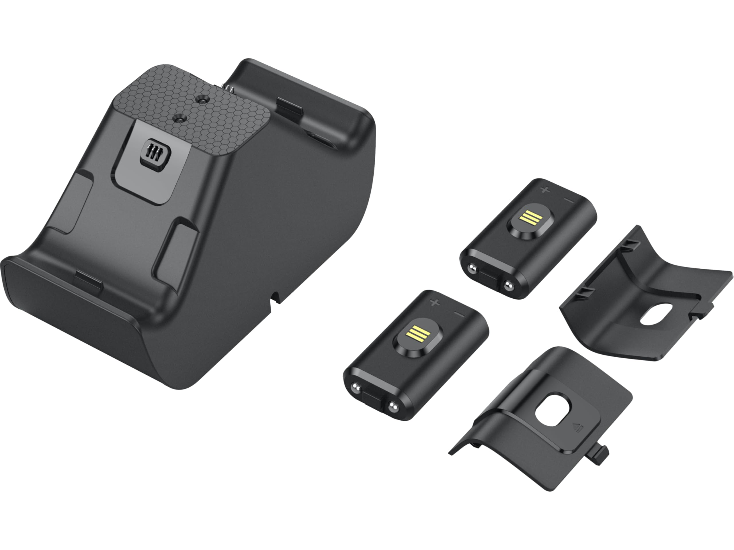 Speedlink JAZZ USB Charger - Ladegerät und Akkupack für bis zu 2 Controller der Xbox Series X/S und Xbox One, schwarz