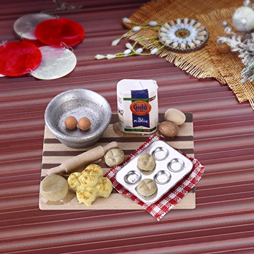 Nuolux 1:12 Dollhouse Miniature Kitchen Mini Furniture Model Pastry Station Toy #TOP3