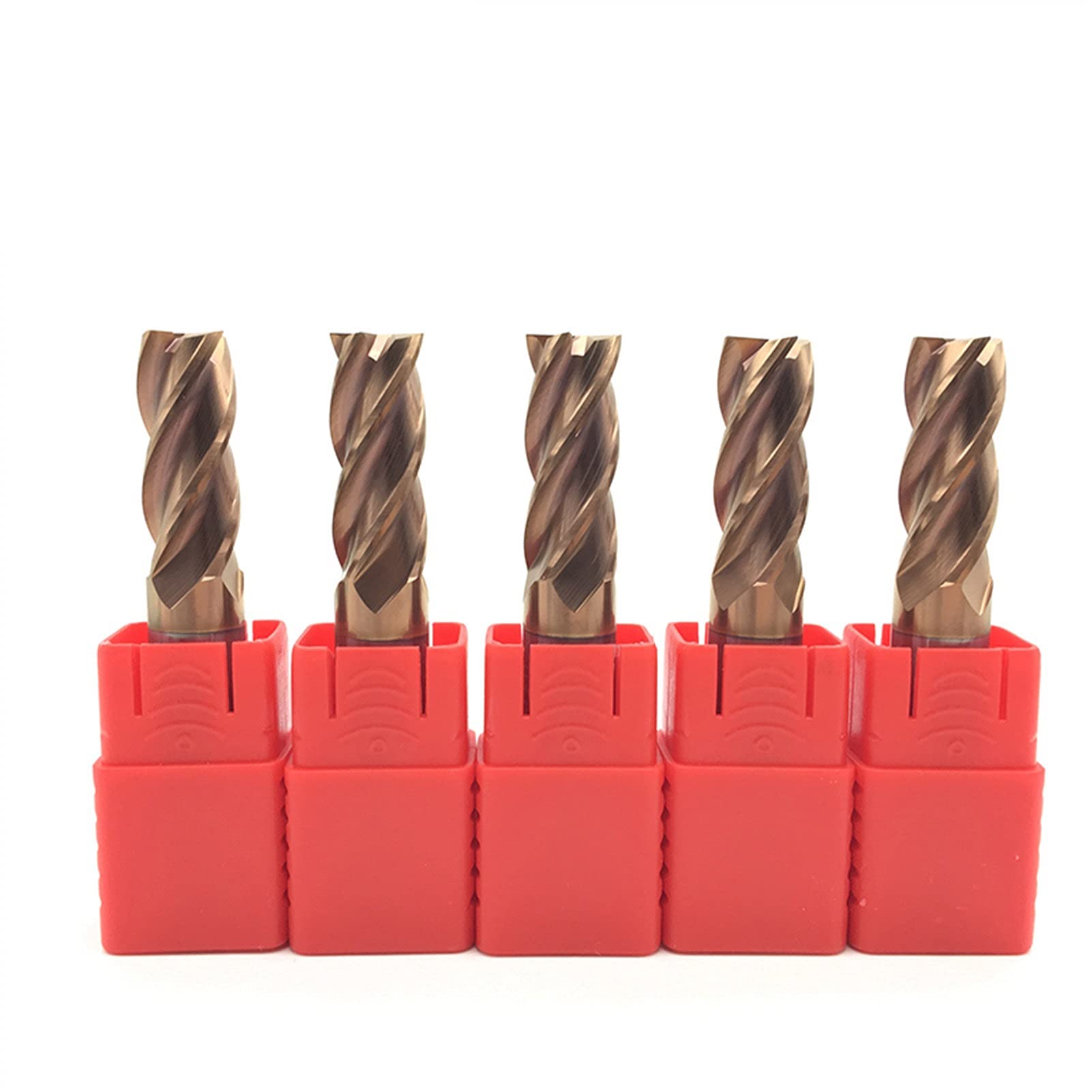 TTT Espiga CNC MACHING ENDMILLS HRC55 Molino de Extremo de carburo 4FLUTOS Herramienta de Corte de Acero de tungsteno Recubrimiento de tungsteno