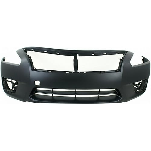 FitParts Compatible with Front Bumper Cover Fascia 2013-2015 Nissan Altima SL S SV Sense Sedan 13-15. New Primed Without Sensor Holes, With Fog Light Holes. NI1000285 620223TA0H