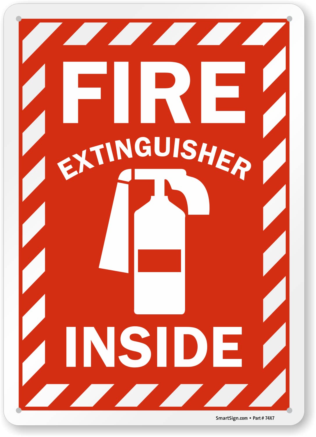SmartSign Fire Extinguisher Inside Label | 4" x 6" Engineer Grade Reflective, Pack of 3 — Amazon image 14