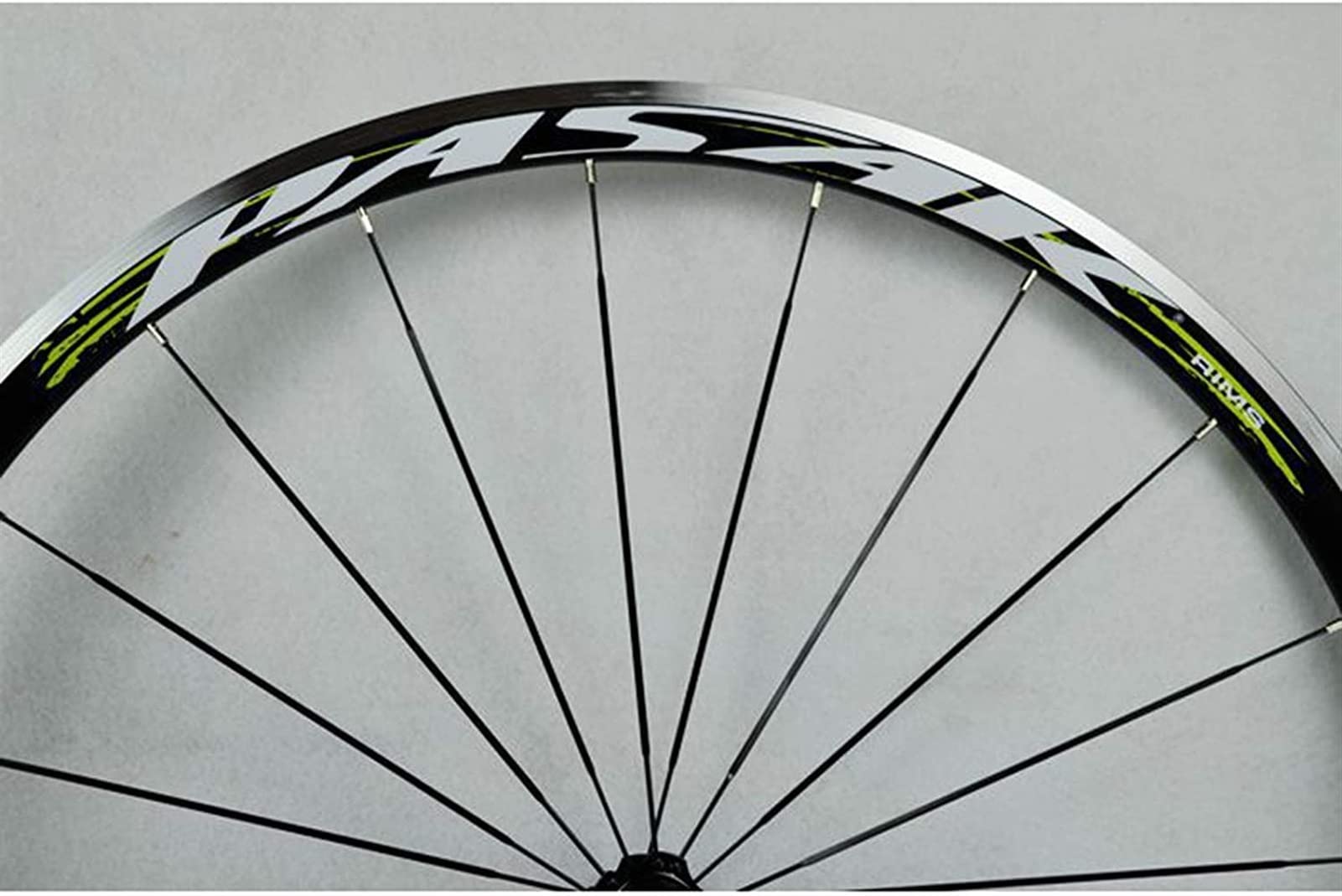 Juego de Ruedas de Bicicleta de Carretera 700C, Rueda Trasera Delantera de Bicicleta de liberación rápida Cubo de Aluminio Freno C/V Cassette de Volante de 11 velocidades Juego de Ruedas de