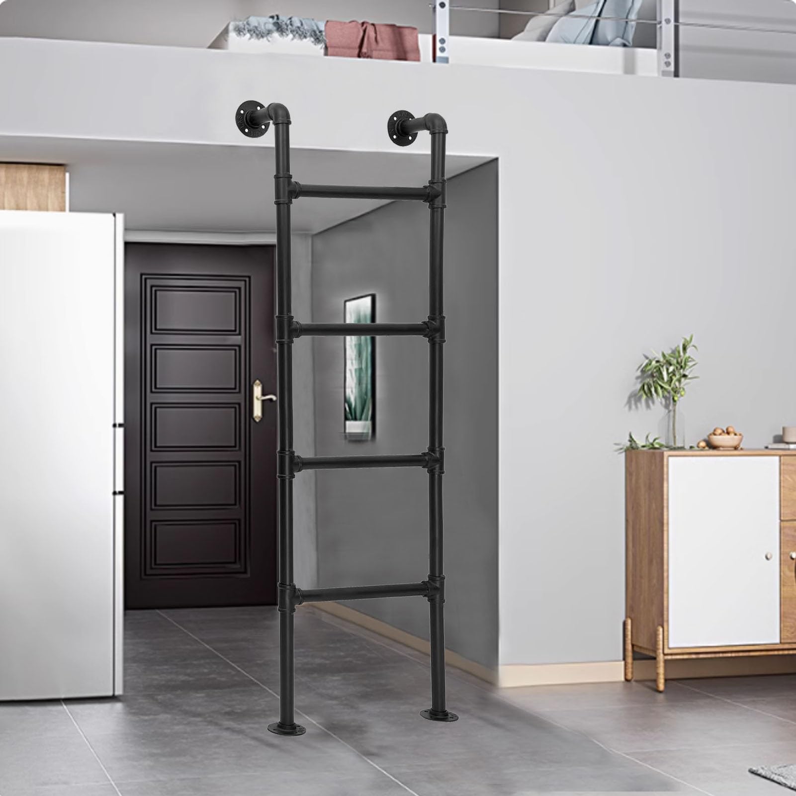 Échelle pour lit superposé en métal pour sécuriser l'accès au loft