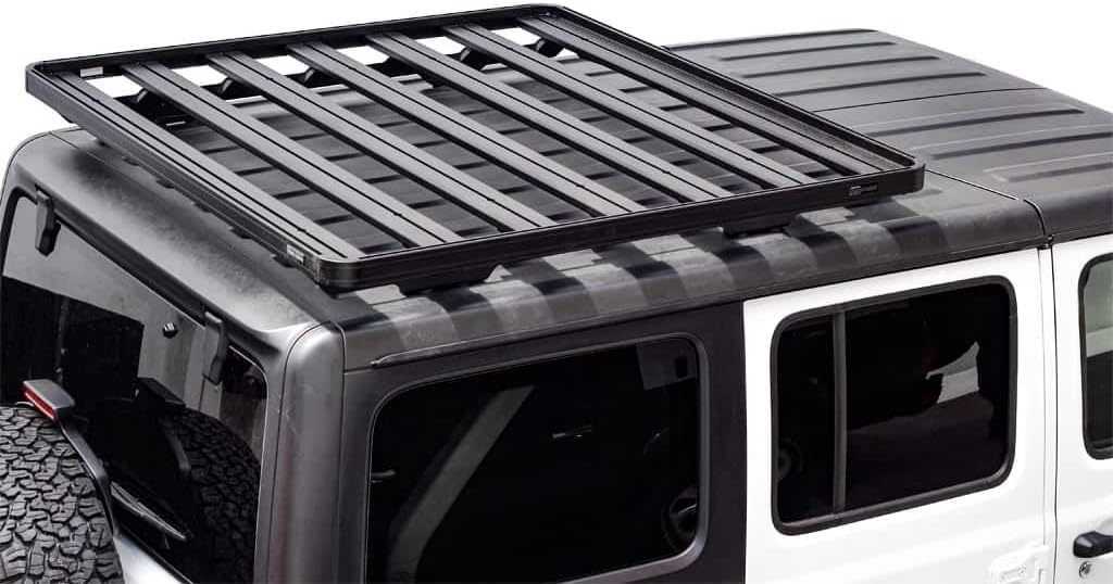 Front Runner Extreme Slimline II 1/2 Roof Rack Kit Compatible with Jeep Wrangler JL 4 Door (2018-Current)