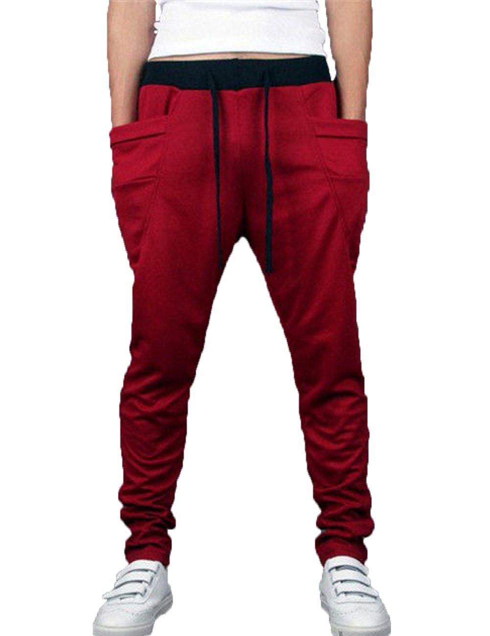 TRURENDI Mens Boys Casual Sports Dance Harem Sweat Pants Baggy Jogging Trousers