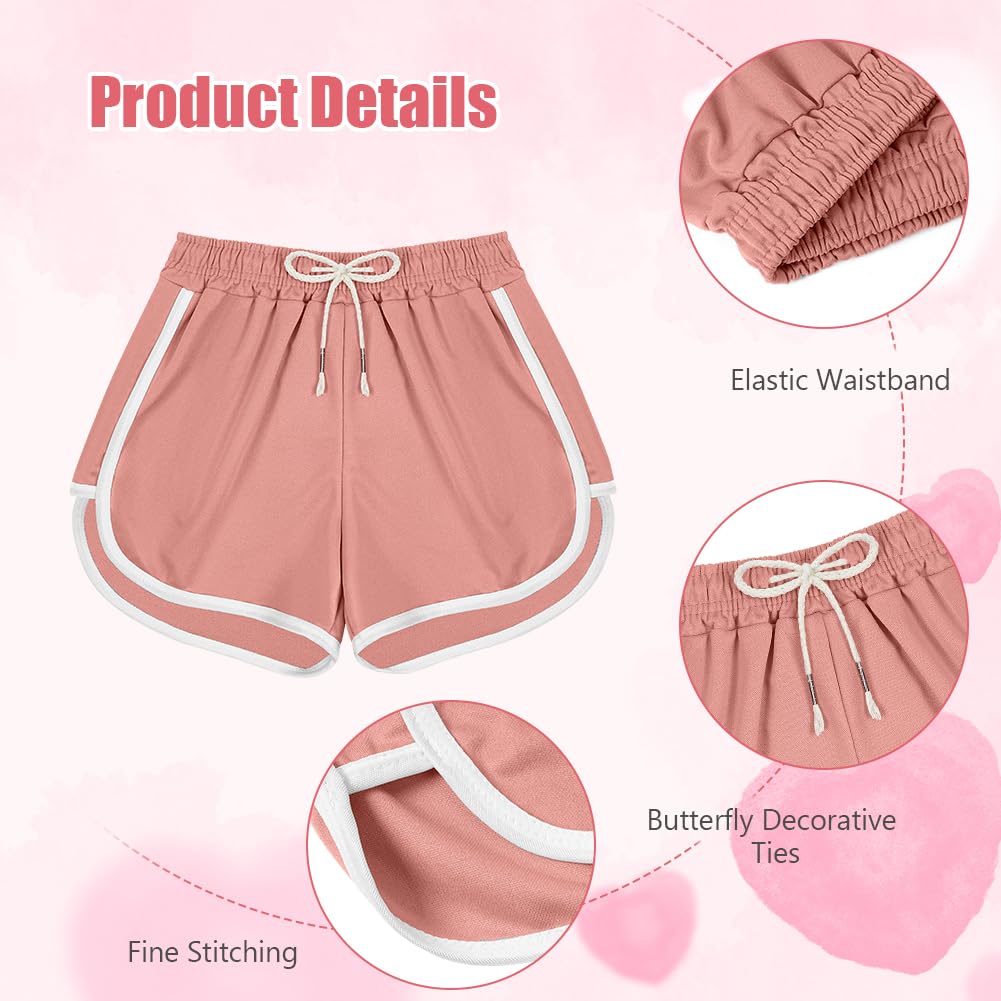 DiULi Pantaloncini Corti da Bambina, 150-160