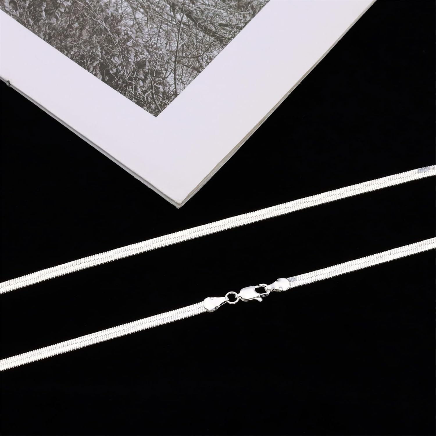 925 Sterling Silver Chain Necklace for Women 16-24 Inch Silver Jewelry Gift
