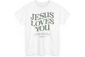 FanciChoo Jesus Loves & We Love Each Other Tee