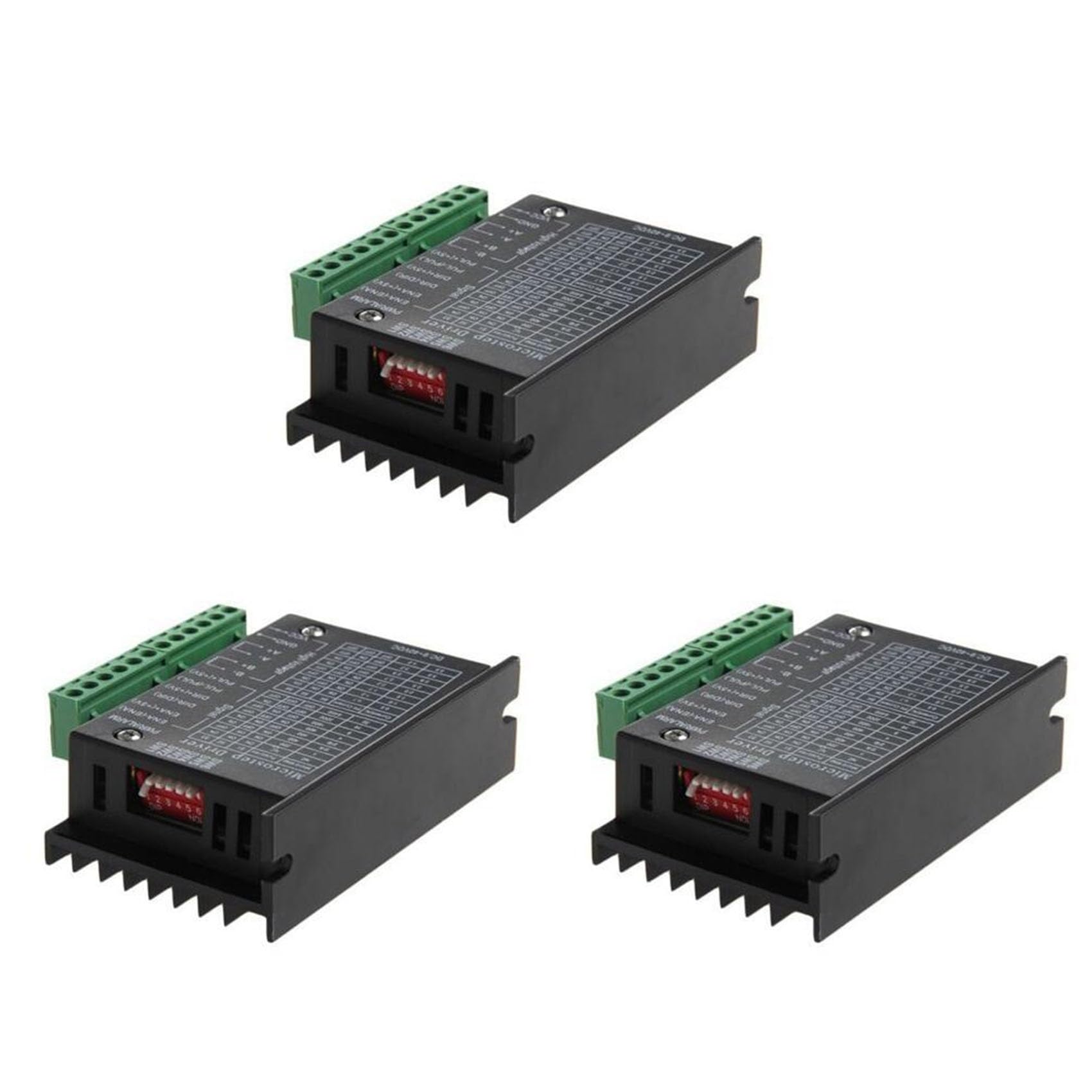 Jnchdghwa As Shown 3X Tb6600 Driver Upgrade 32 Subdivision 42/57/86 Stepper Motor Driver 4.0A 42Vdc Portable Driver