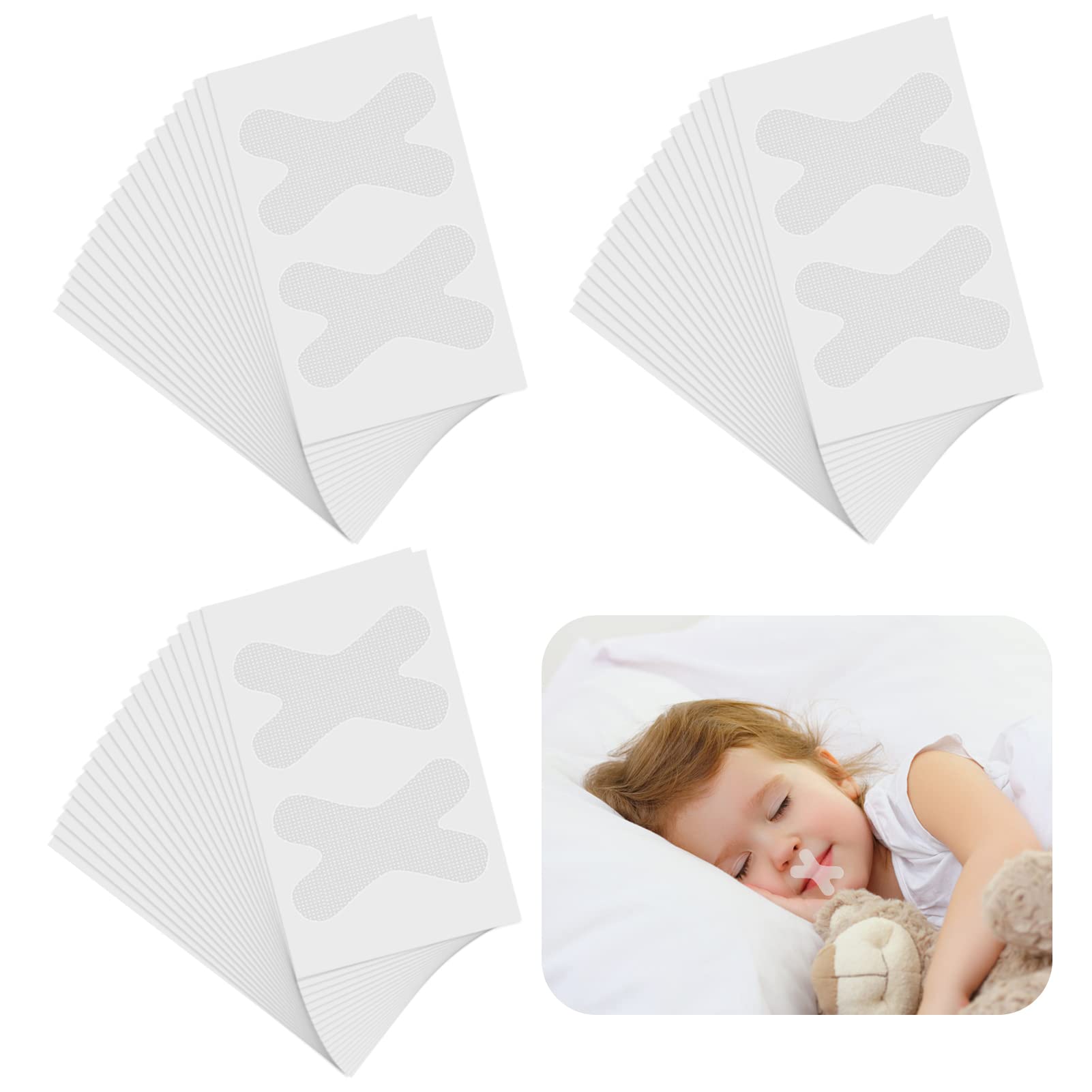 60pcs Sleep Strips Anti Snore Solution Advanced Self Adhesive Gentle Mouth Tape for Better Nose Breathing Sleeping Improve Sleep Quality Snore Relief Stop Snoring Less Mouth Breathe