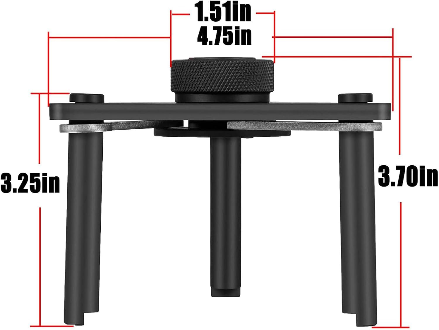 YMT T-0171-J Heavy Duty Transmission Clutch Drum 3 Area Adjustable Spring Compressor Adapter Tool for Foot-Press & Drum Buddy
