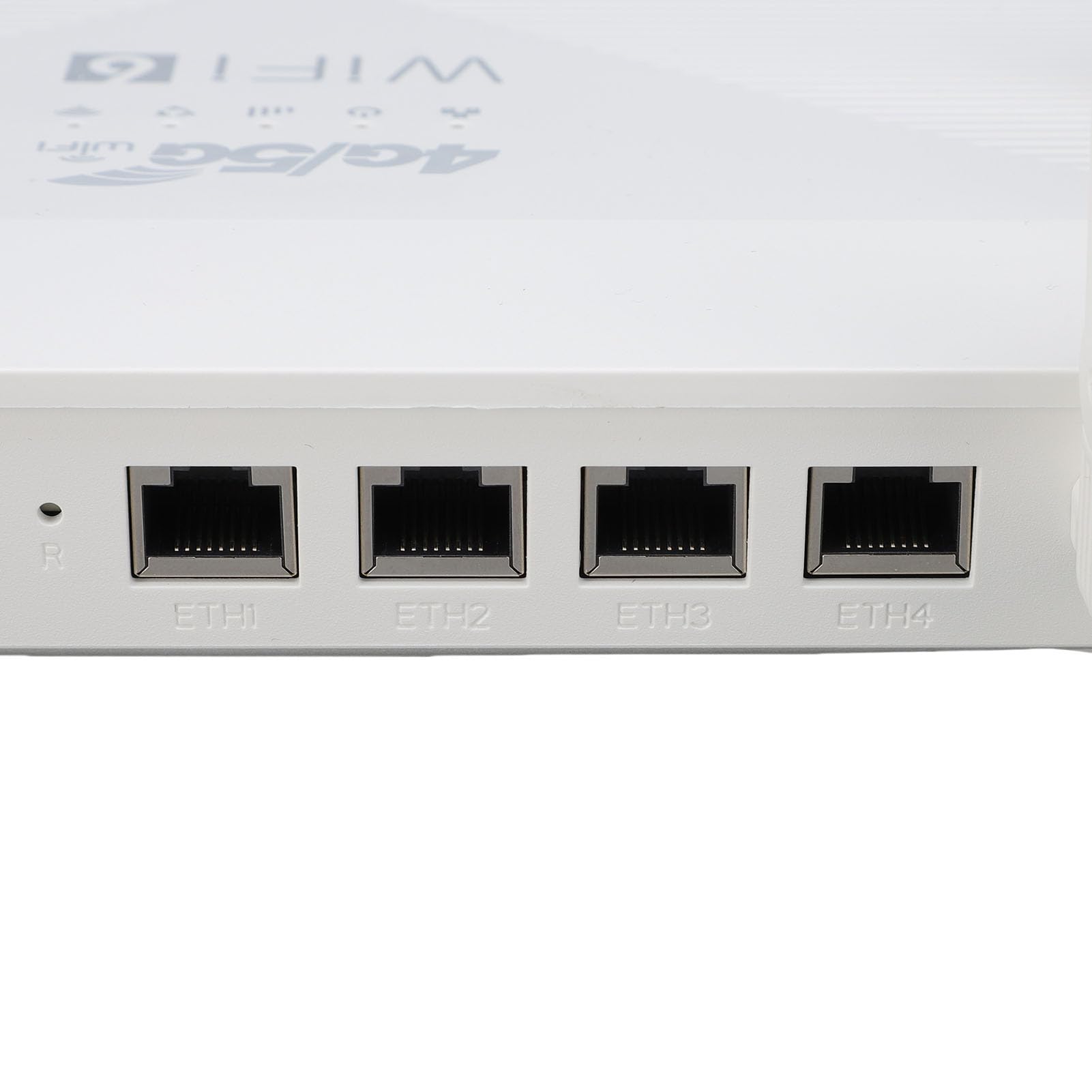 Router Wireless LTE Ad Alta velocità per Ufficio Domestico, Router di Rete WiFi6 con 6 Antenne per Dispositivi Multipli, Materiale ABS Bianco