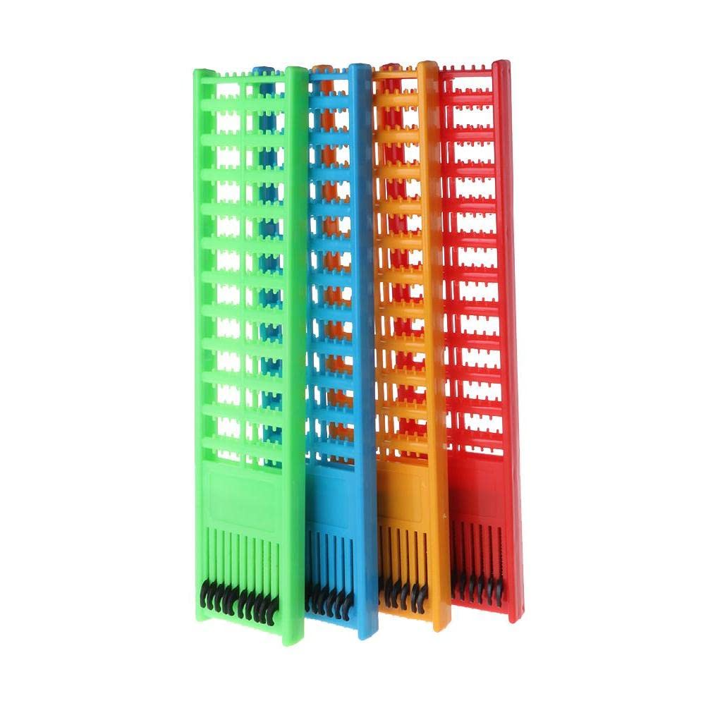 Abcsweet Fishing Rig Board Plastic Double Side Spring Hooks Storage Catch Holder Random Fishing Floats Paulownia Floats Fishing Floats Set Fishing Floats Saltwater Fishing Line