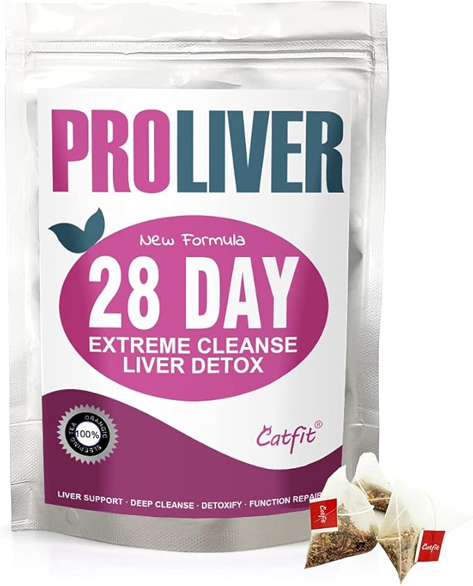 Catfit Milk Thistle Liver Detox Tea Herbal Tea for Liver Health