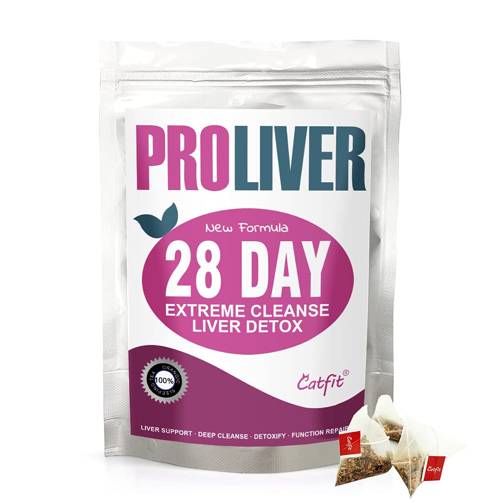 Milk Thistle Liver Detox Tea - Herbal Tea for Liver Health Support Cleanse - Dandelion Root Tea, Licorice, Peppermint Tea