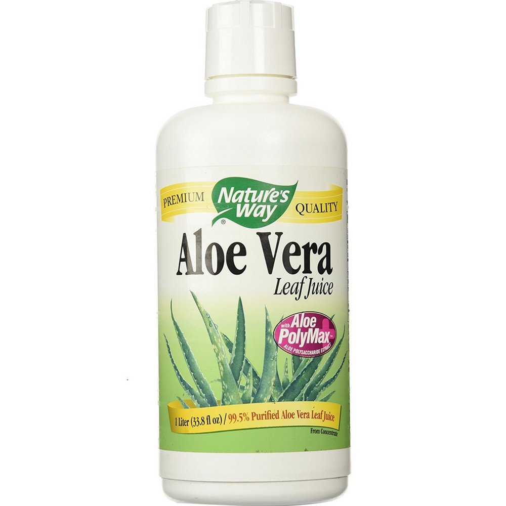 Nature's Way - Jugo de hojas de aloe vera, 32 fl oz (paquete de 8)