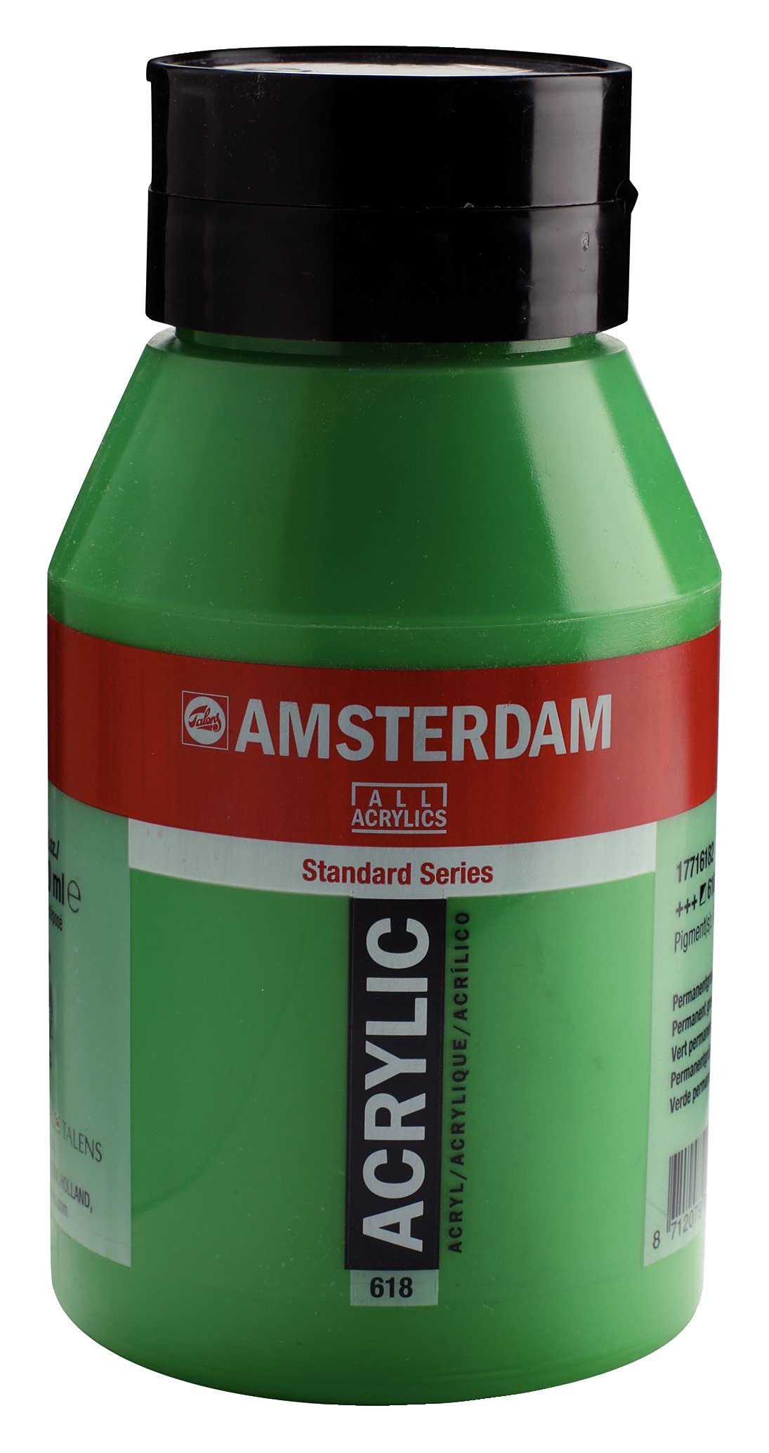 Amsterdam Standard Series Acrylic Jar 1000ml Permanent Green Light 618 (17716182)