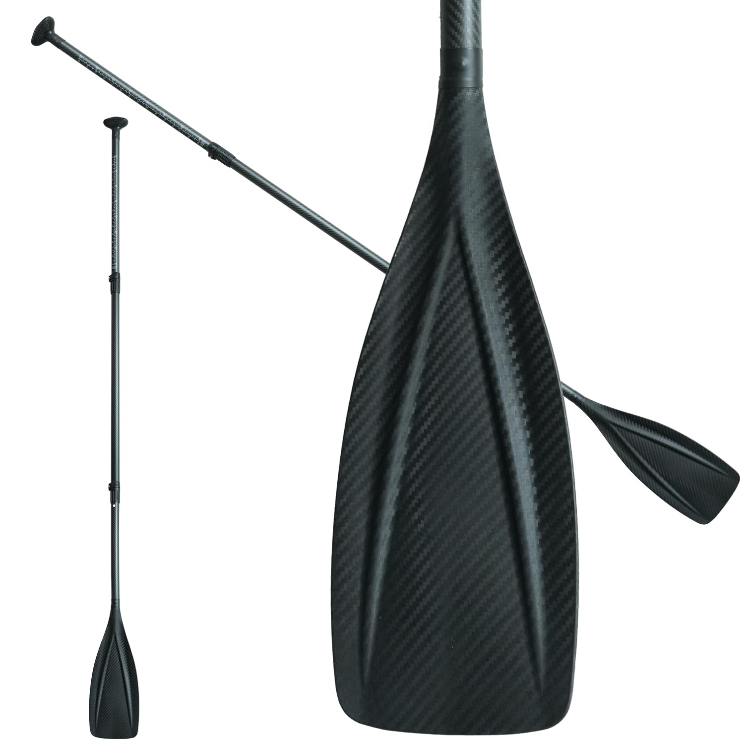 niphean Pagaie Paddle, Pagaie Kayak en 3 et 4 Pièces Détachables et Flottantes, Sup Paddle réglable de 198 à 218 cm, Rames Durables