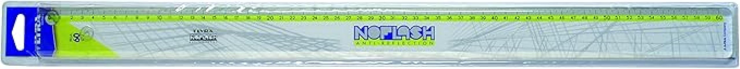 Lyra Noflash N14500 Righello in busta PVC 60 cm