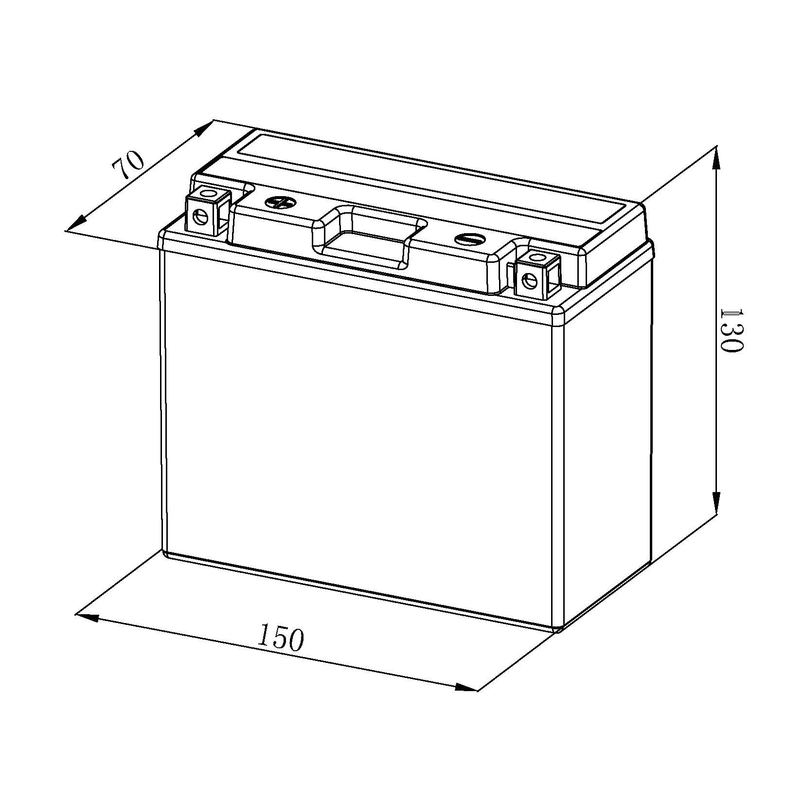 Bosch FA110 - Batería para Motocicletas AGM - 12V 165A 10Ah - Adecuada para motocicletas, motos de enduro, scooters, quads, motos de agua - Compatible M6019, BT12B-BS, BT12B