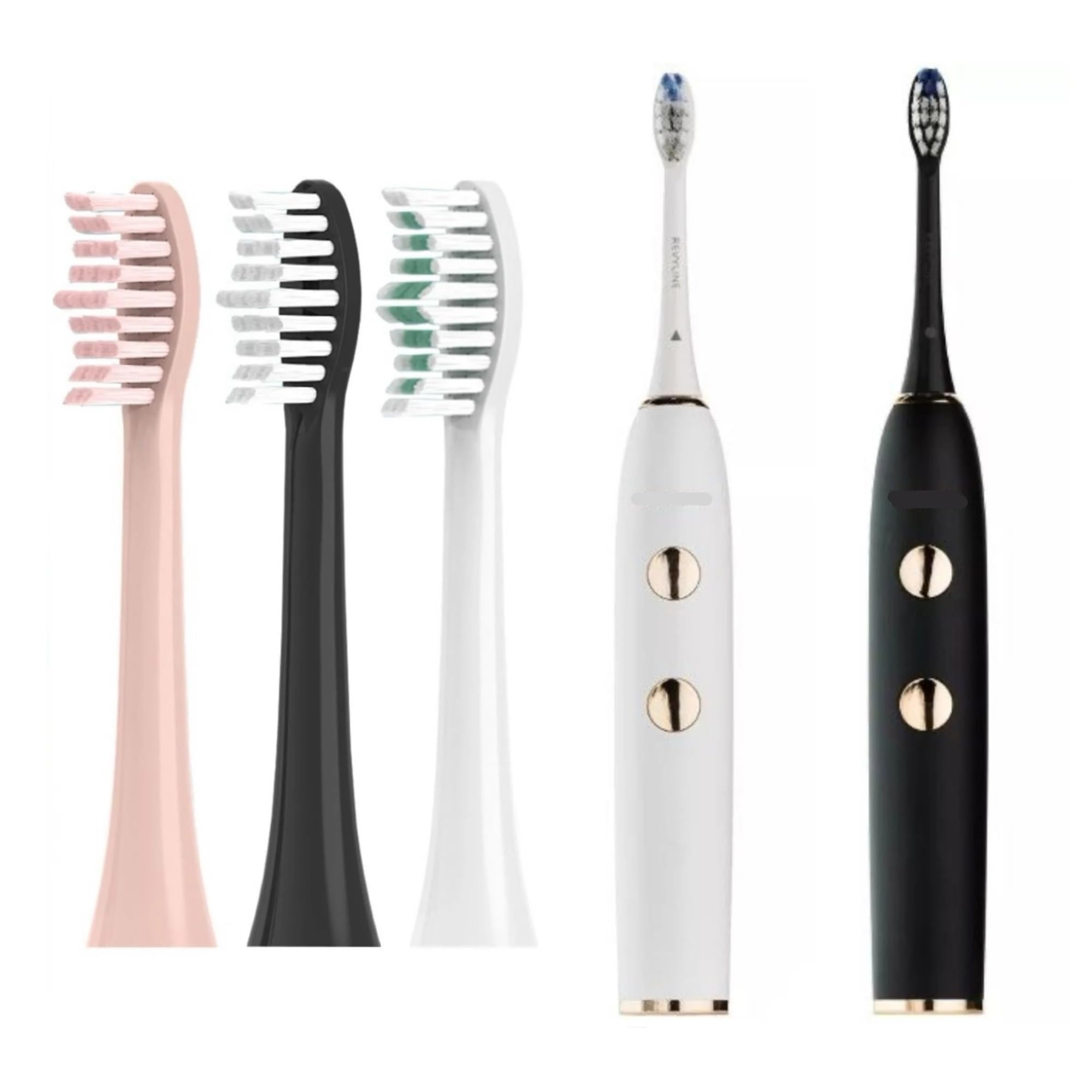 muyihui Wymienne główki do szczoteczek zębów RL085 akcesoria elektrycznych dysze włosie(16PCS BLACK)