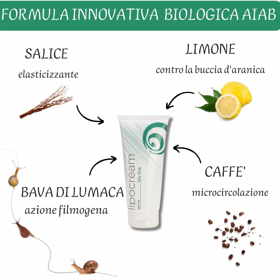 Nuvo', Snail Mucin, Lipocream 200ml, Organic Certified, Anti-Cellulite Cream, Hot Effect, Firming and Smoothing Action - Image 3