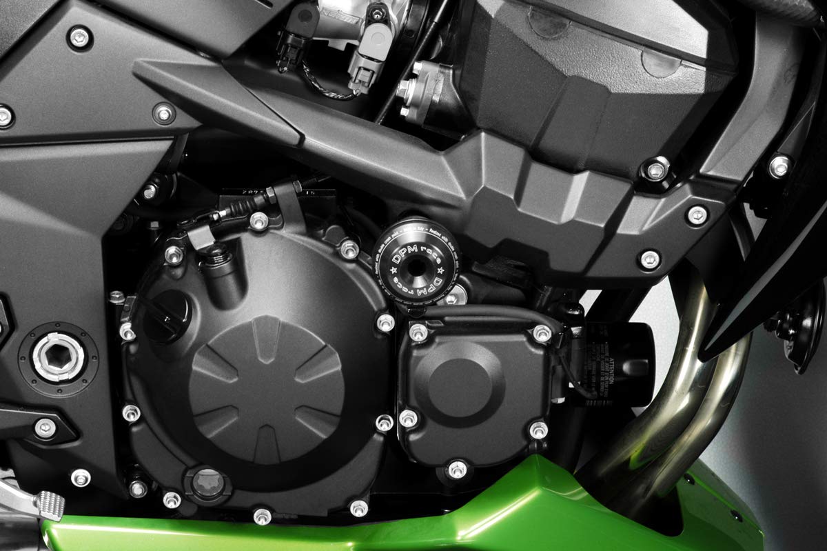 Z750 2007/14 - Kit Tamponi 'Warrior' (R-0639/1) - Protezione Paramotore Paratelaio Anticaduta in Alluminio - Minuteria Inclusa - Accessori De Pretto Moto (DPM Race) - 100% Made in Italy