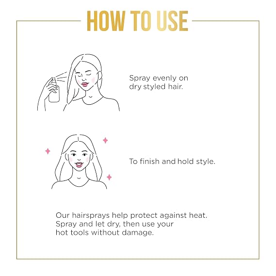 Hairspray Non-aerosol, Extra Strong Hold, Level 4, Texture Building, 8.5 fl oz, Triple Pack, Beige