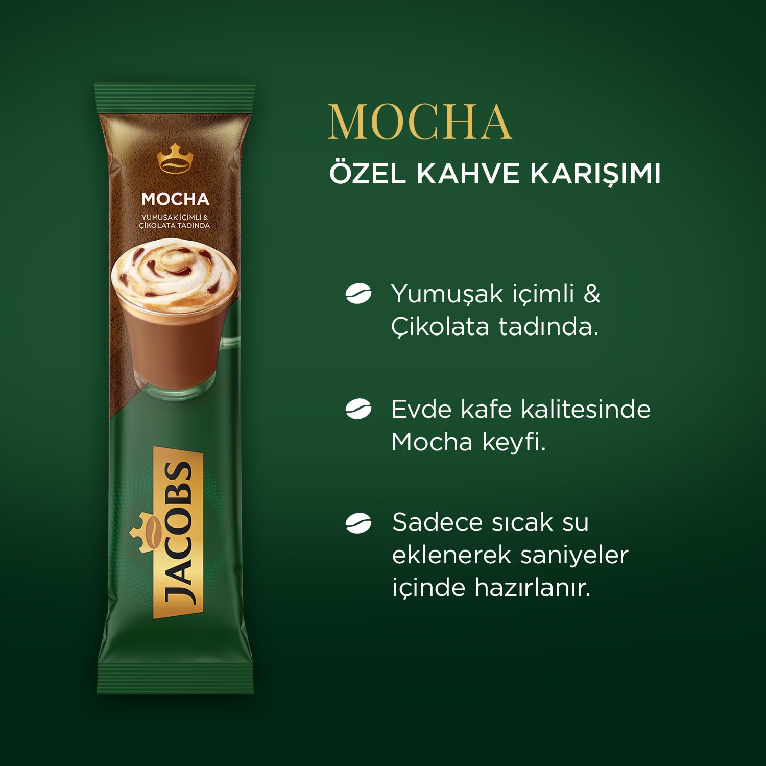 Jacobs Mocha 19.6 Gram x 10, Kahve : Amazon.com.tr: Gıda Ürünleri