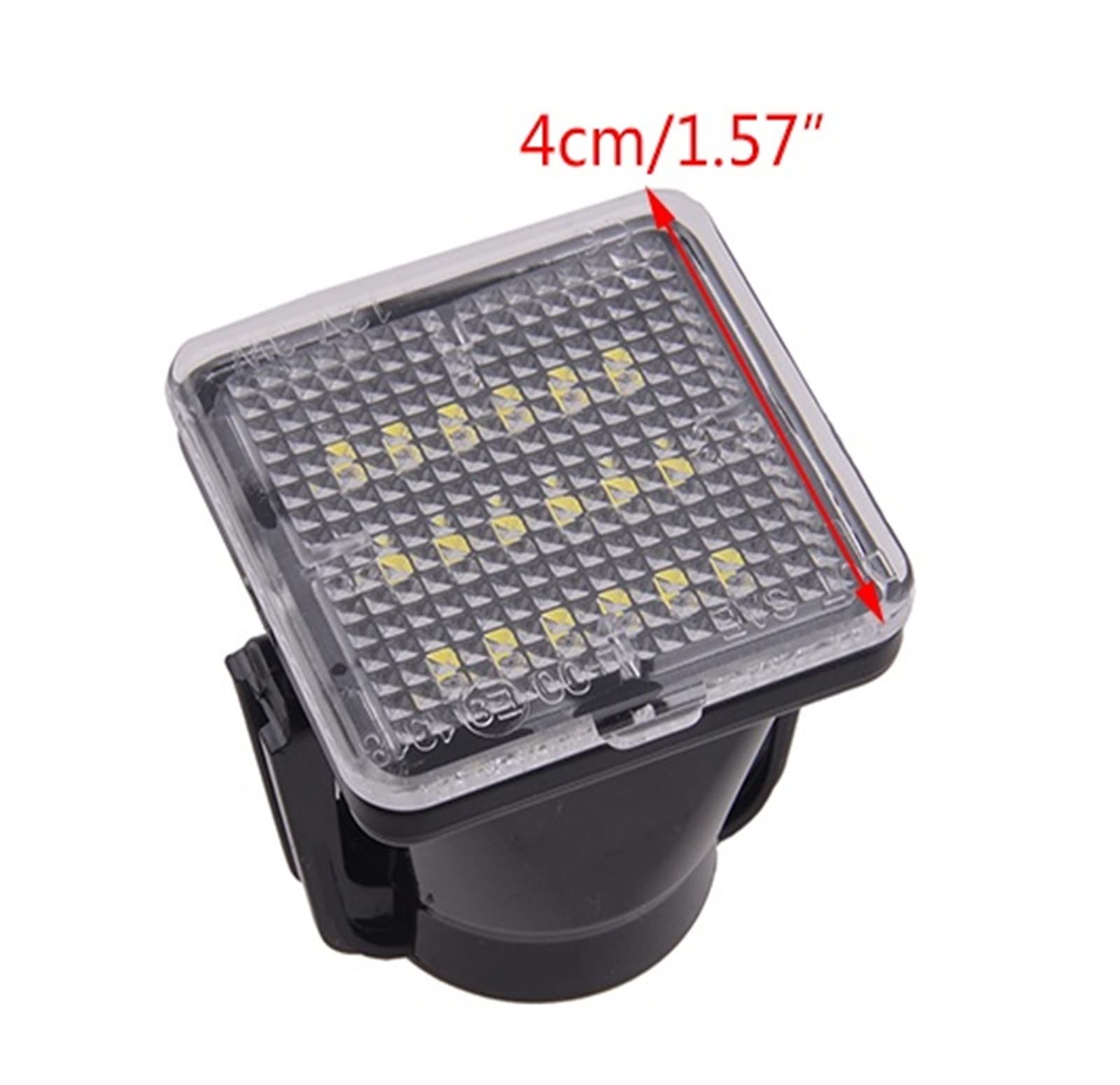 DEHIWI Lámparas de Luz de Matrícula 1 Par De Luces LED Para Matrícula De Coche 18 ABS Para Tacoma Tundra 2016-2020 812700C040 TO2870101