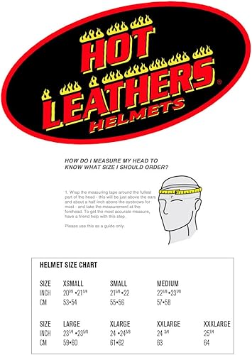 Miniatura 3 de Hot Leathers HLT68 'Eagle' Black Advanced DOT - Casco de motocicleta para hombres y mujeres