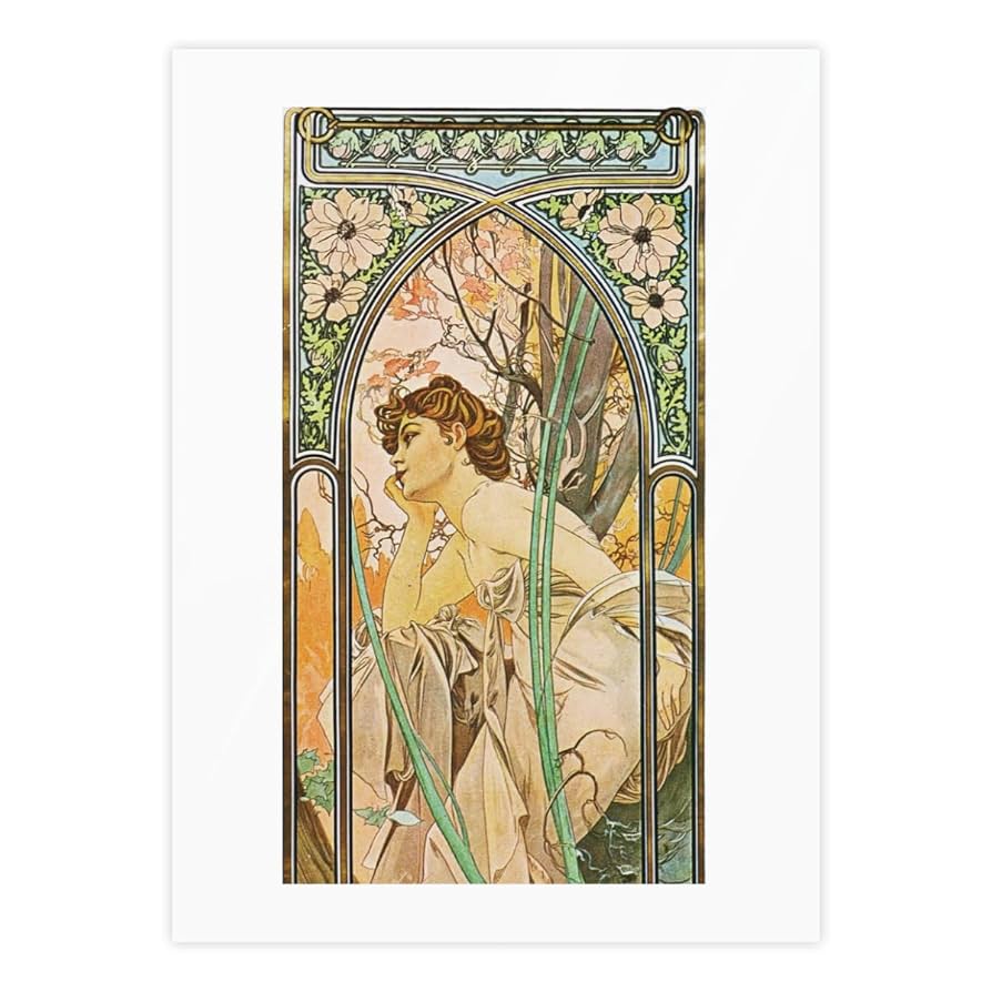 Alphonse Mucha アート作品 2点セット Alphonse Mucha アート作品 2点セット Alphonse Mucha アート