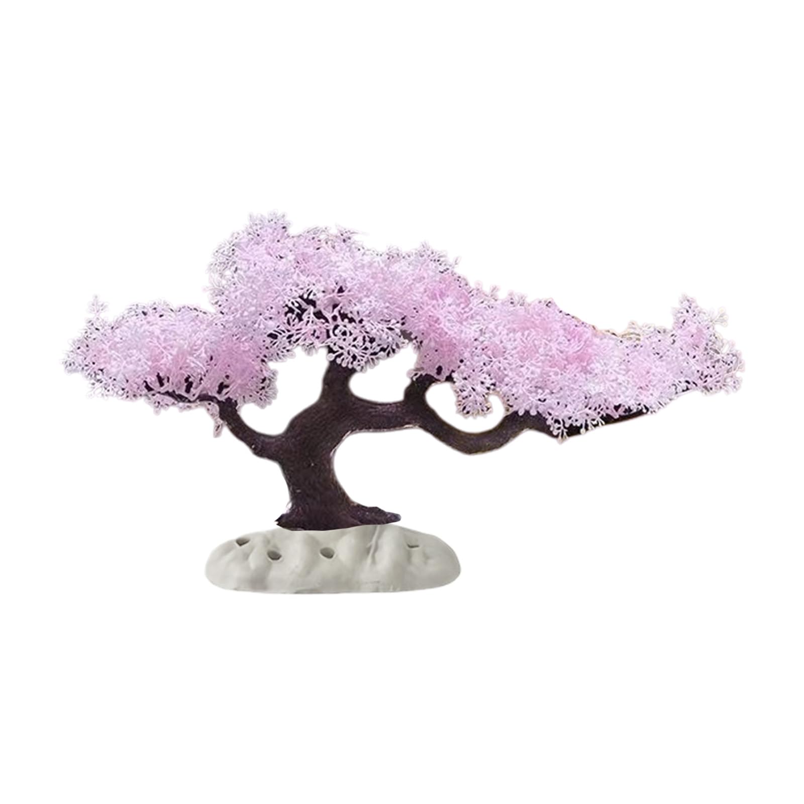 YWLUUOO 3 Snowflake Design Pine Tree Aquascaping Decor, Safe Underwater Plant for Beginner & Aquarium Landscapes Aquarium Decoration