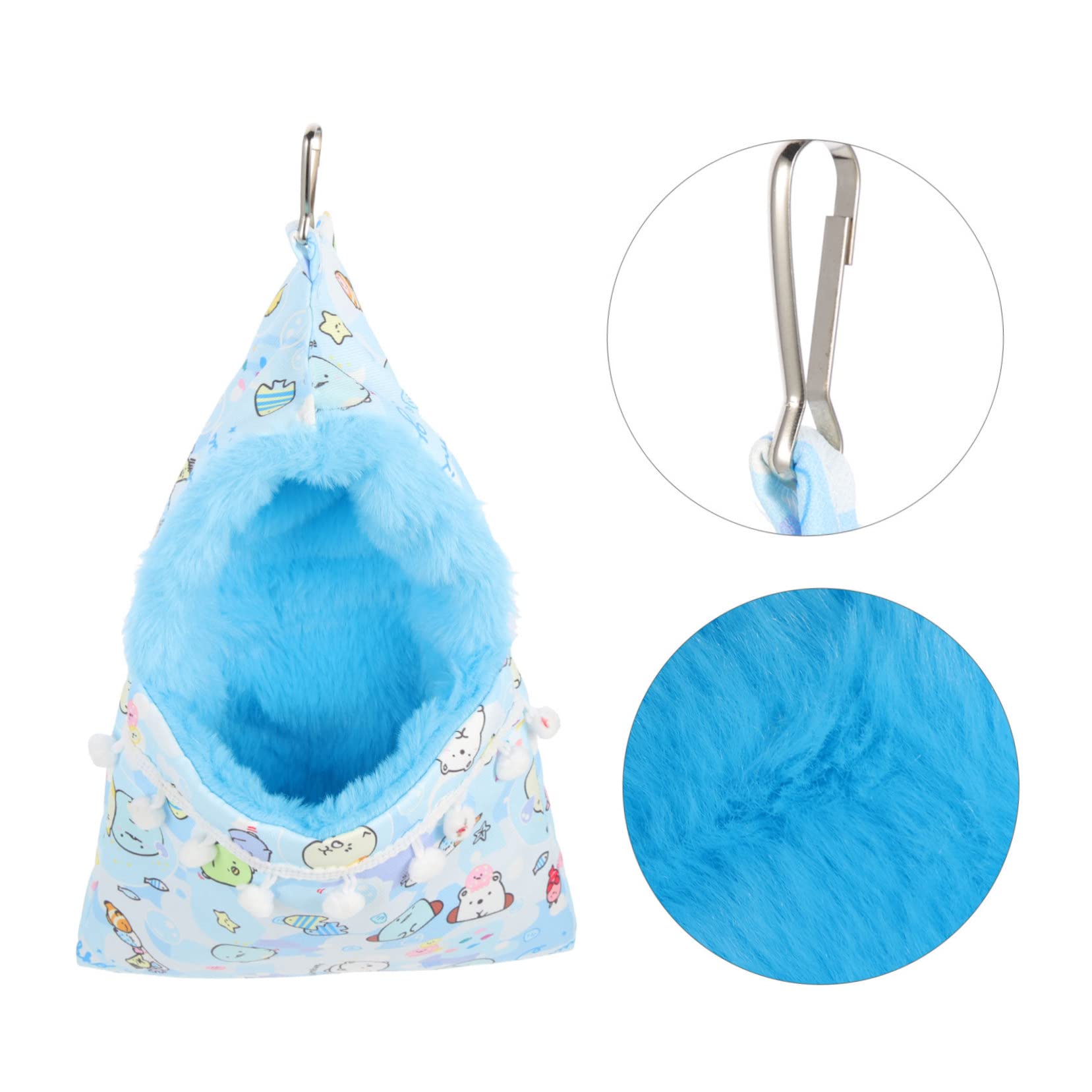 Supvox 4 Stück Sugar Glider Schlafsack Liebenswert Käfig Chinchilla Hängematte Igel Bett Rattenzubehör Für Den Käfig Frettchen Zubehör Hamstertasche Hamsterhaus Warm Halten Segeltuch