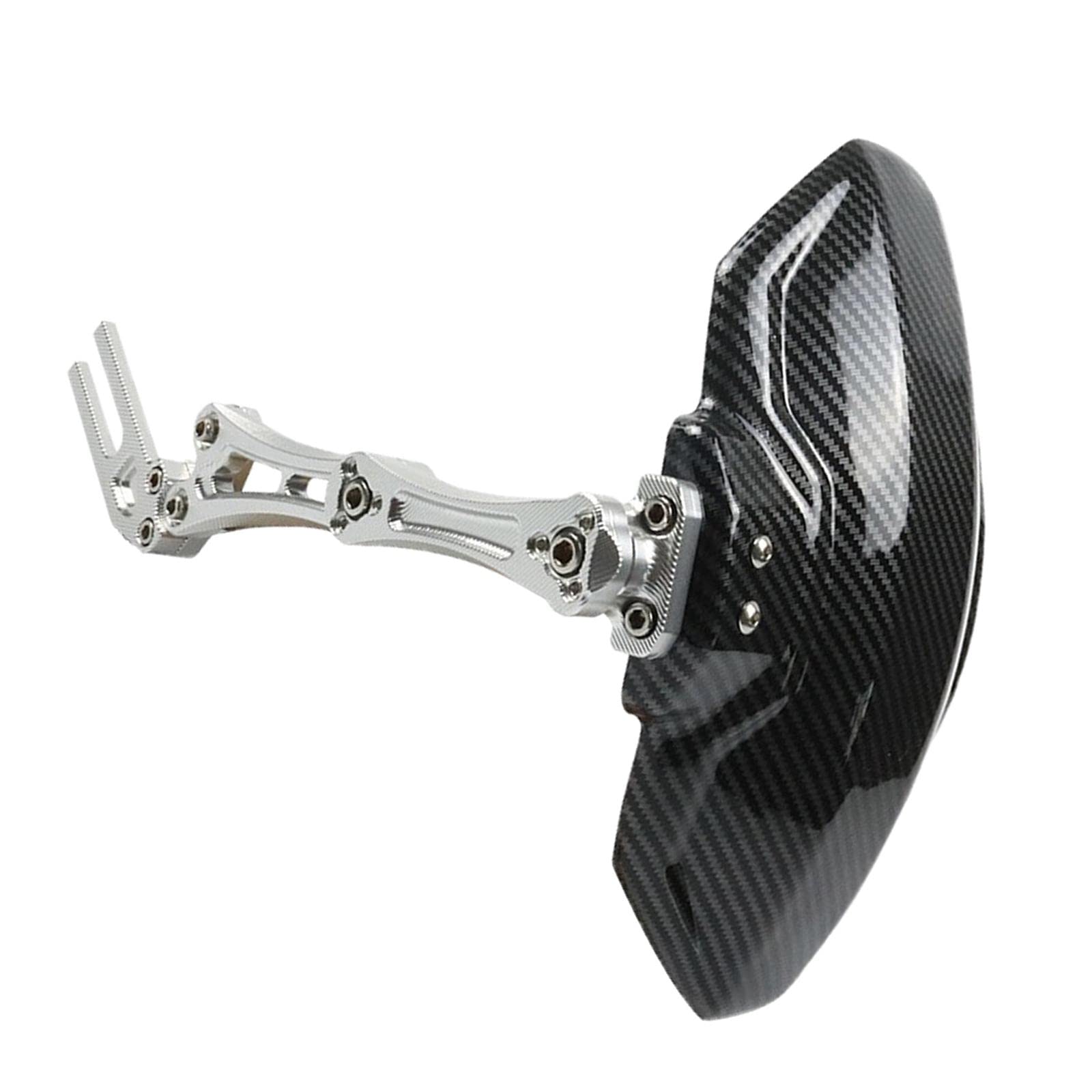 Amagogo Eletric Bike Schutzblech Hinterrad Spritzschutz Kotflügel Aluminiumlegierung Universal Zubehör Verhindert Verschmutzungen für Pendler Ausflüge Alltag