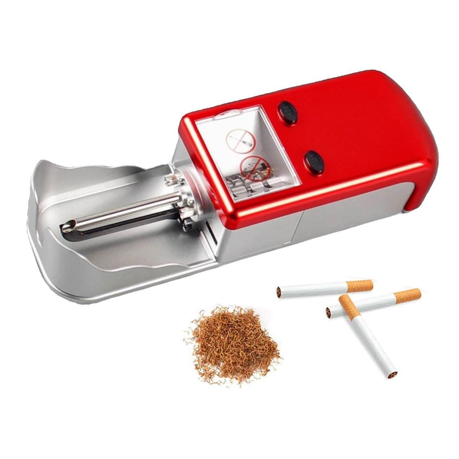 Automatico Della Sigaretta Del Rullo Del Tabacco Delle Macchine Di Riempimento Della,Arrotolatore Automatico di Sigarette,Regolazione Dell'Elasticità a 5 Velocità,Avvio di U(Size:8mm/6.5mm smoke pipe)