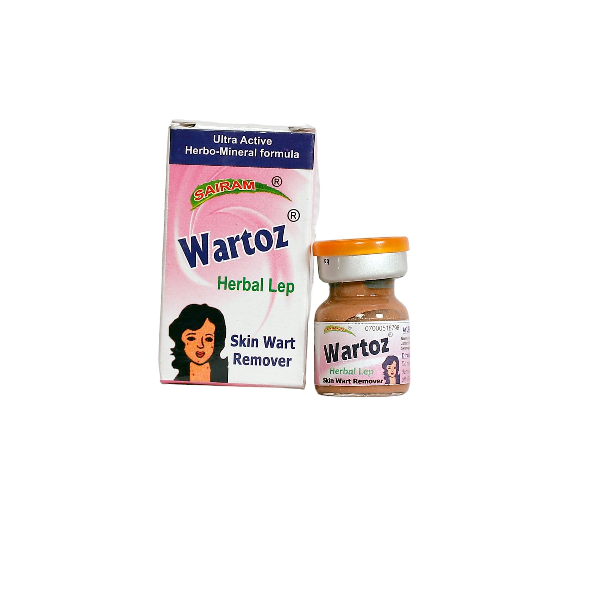 WARTOZ Wart Remover 5gm Unique Herbal Formulation, Natural Ayurvedic Wart Remover (B0D9M6XVK9) Amazon Price History, Amazon Price Tracker