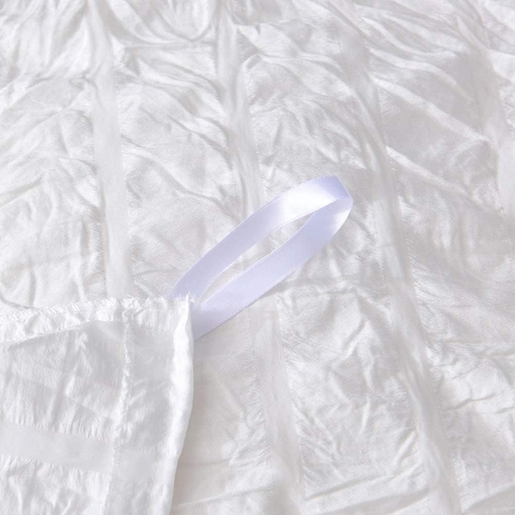 M&Meagle 3 Pieces Textured Duvet Cover White Set with Zipper Closure,100% Washed Microfiber Seersucker Fabric,Luxury Hotel Quality Bedding-California King Size(1 Duvet Cover 2 Pillowcases)