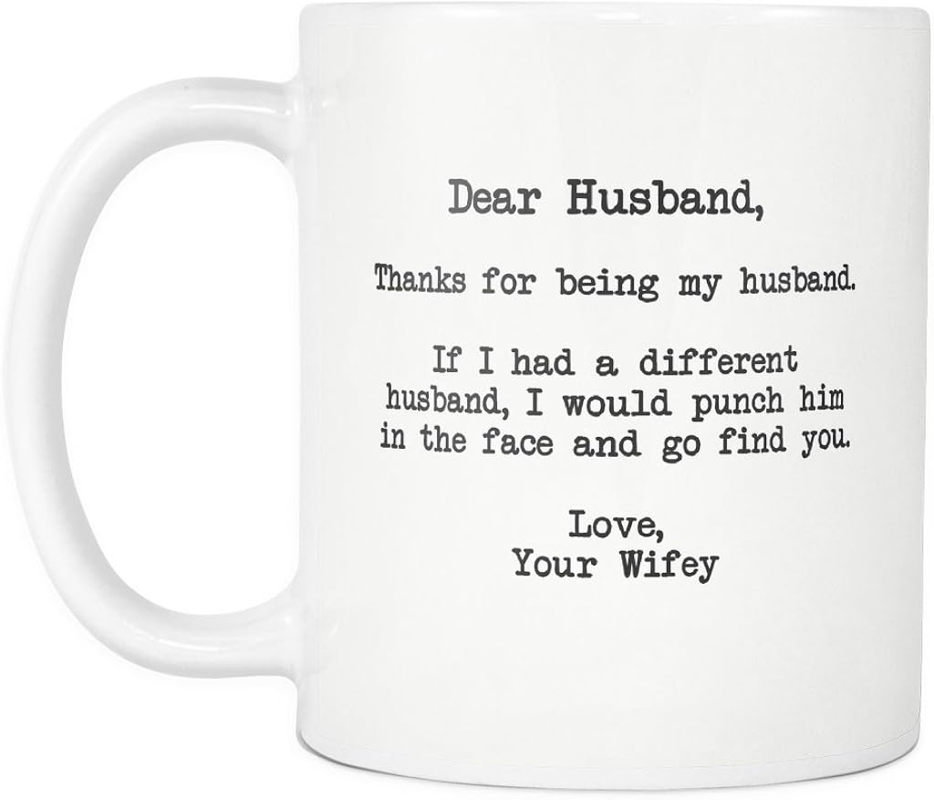 dear husband mug