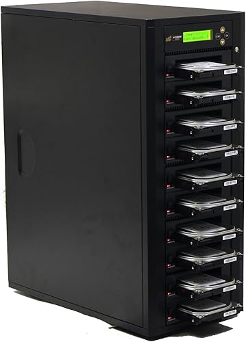 Miniatura 3 de Acumen Disc Duplicadora de discos duros 1 a 1 – 18 GB/minuto – Copiadora independiente y desinfectante/borrador compatible con DOD para múltiples