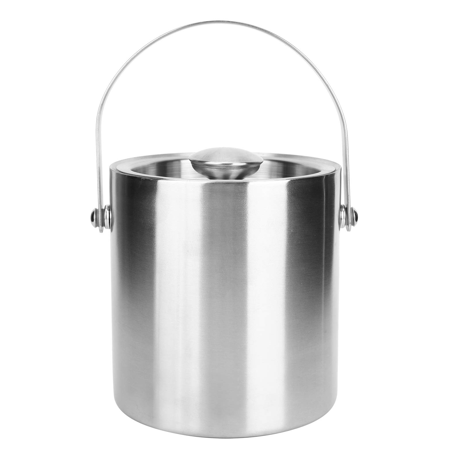 Seau à glace double couche en acier inoxydable pour bouteilles de vin et de champagne